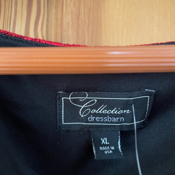 Dress Barn sparkly red top sz XL - NWT - Picture 4 of 9